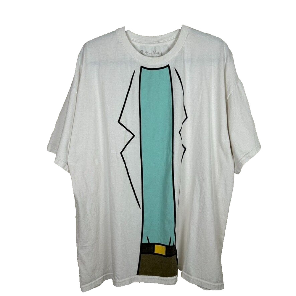 Rick and Morty Swim Mens Sz 2X Cotton Ripple Junction Cartoon Network
